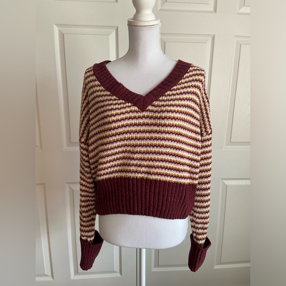 Cozy long sleeve crop top